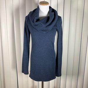 Comfy, Navy cowl neck Converse sweater